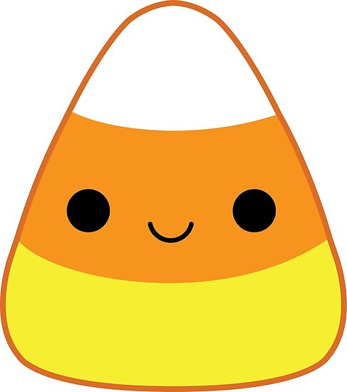 “Cute Candy Corn” Poster by katiecrumpton | Redbubble