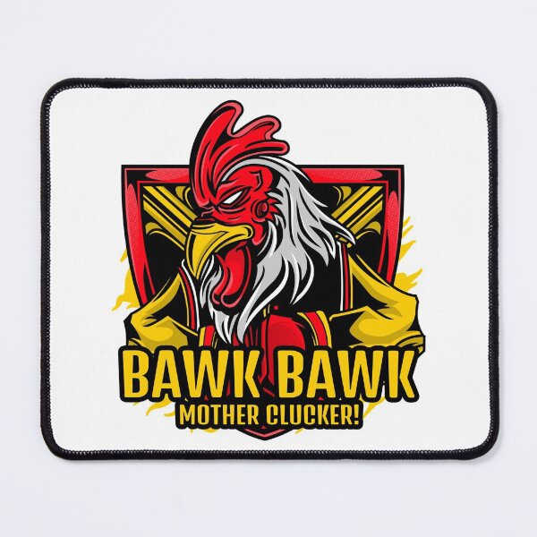 Item preview, Bawk Bawk Mother Clucker! Funny Angry Chicken designed and sold by Fourmutz.