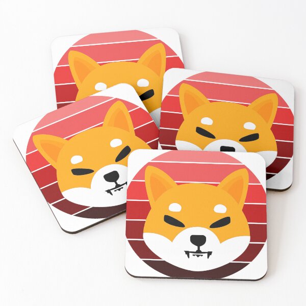 Item preview, SHIBA INU token. SHIB army cryptocurrency. Monochrome Crypto Logo designed and sold by lov3holly.