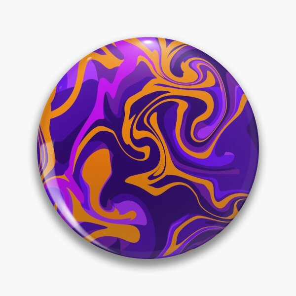 Item preview, Purple Orange Halloween Party Trick or Treat Abstract Marble Pattern - For A Modern Witch designed and sold by PatternPerfect.