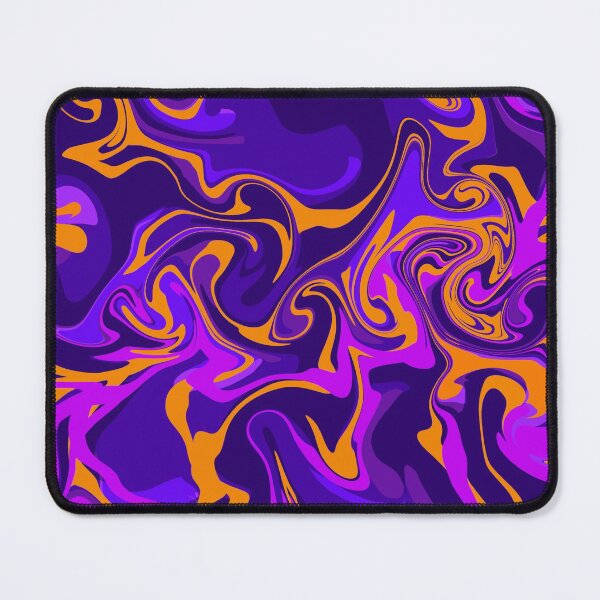 Artikelvorschau, Lila orange Halloween-Party-Süßes sonst gibt's Saures abstraktes Marmormuster - für eine moderne Hexe entworfen und verkauft von PatternPerfect.