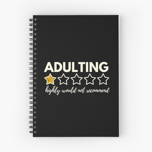 Item preview, Copy of Adulting: highly would not recommend | White designed and sold by mareabello.