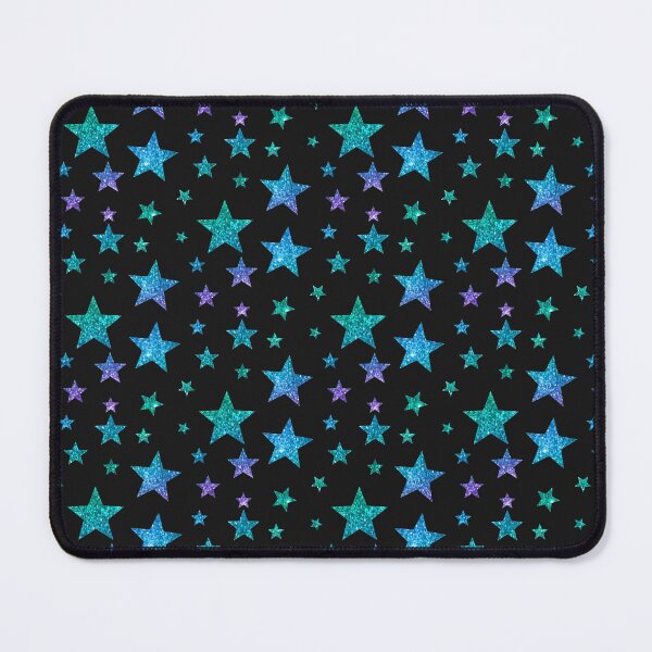 Item preview, Blue Green Ombre Faux Glitter Stars designed and sold by Felicity-K.
