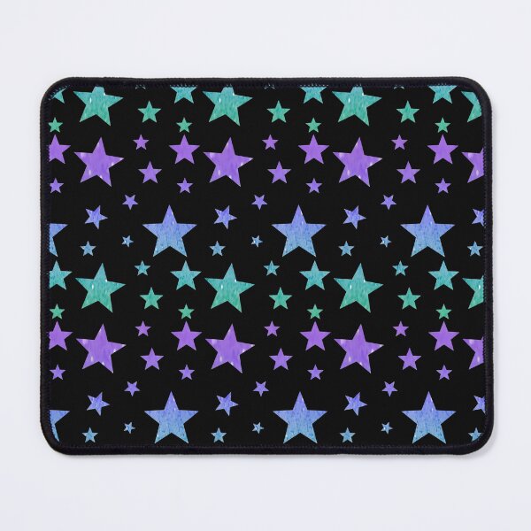 Item preview, Pastel Purple Teal Ombre Faux Glitter Stars designed and sold by Felicity-K.