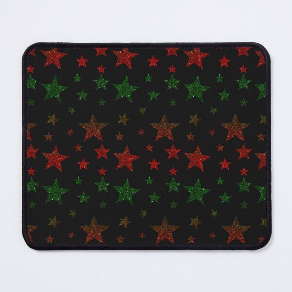 Item preview, Christmas Red Green Ombre Faux Glitter Stars designed and sold by Felicity-K.