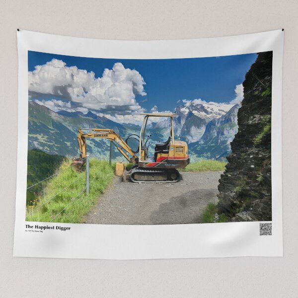 Item preview, The Happiest Digger Limited Edition NFT Companion designed and sold by Dave Sag.