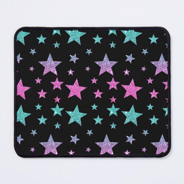 Item preview, Pink Teal Ombre Faux Glitter Stars designed and sold by Felicity-K.