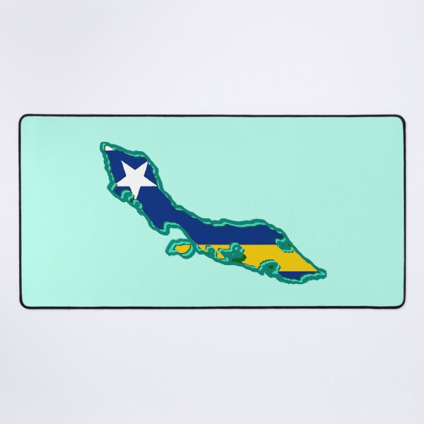 Item preview, Curacao Map with Flag of Curacao designed and sold by Havocgirl.