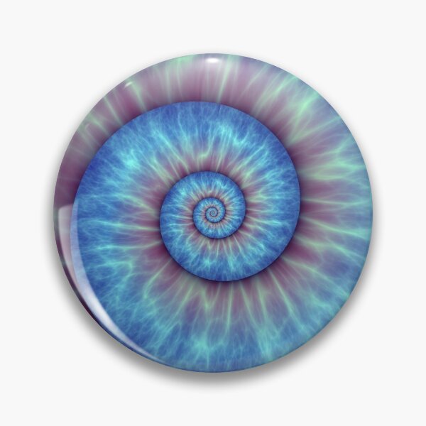 Item preview, Neon Electric Blue Purple Spiral designed and sold by aliyeus.