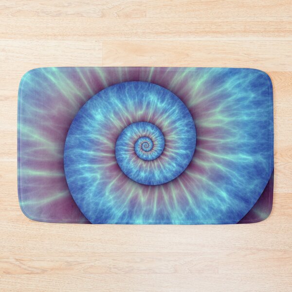 Item preview, Neon Electric Blue Purple Spiral designed and sold by aliyeus.