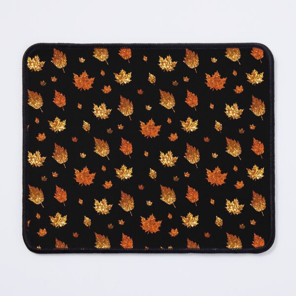 Item preview, Golden Orange Ombre Faux Glitter Autumn Fall Leaves designed and sold by Felicity-K.