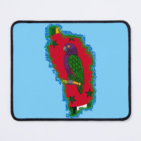 Item preview, Dominica Map with Dominican Flag designed and sold by Havocgirl.