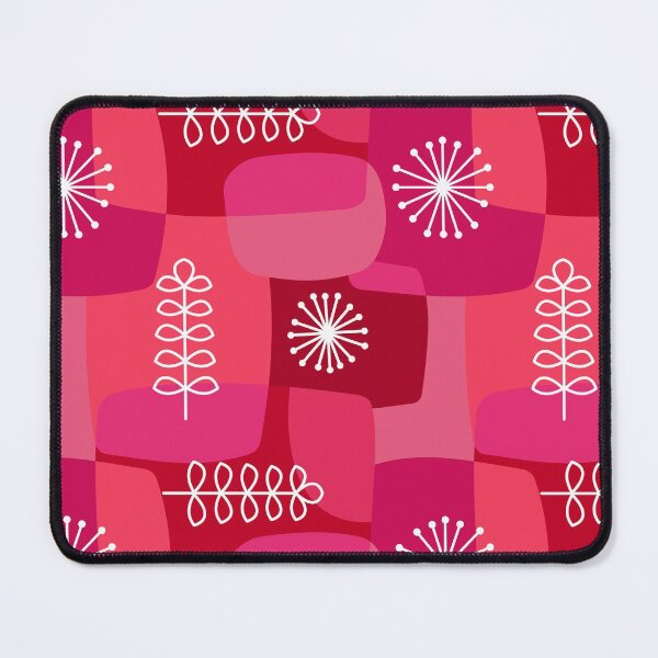 Item preview, Vintage look print in pinks and reds designed and sold by MHen.