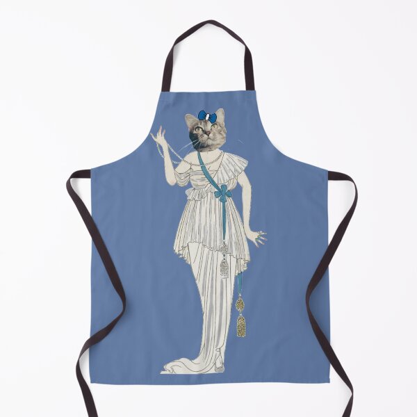 Item preview, Beautiful historical fashion collage with cat designed and sold by utopianpioneer.
