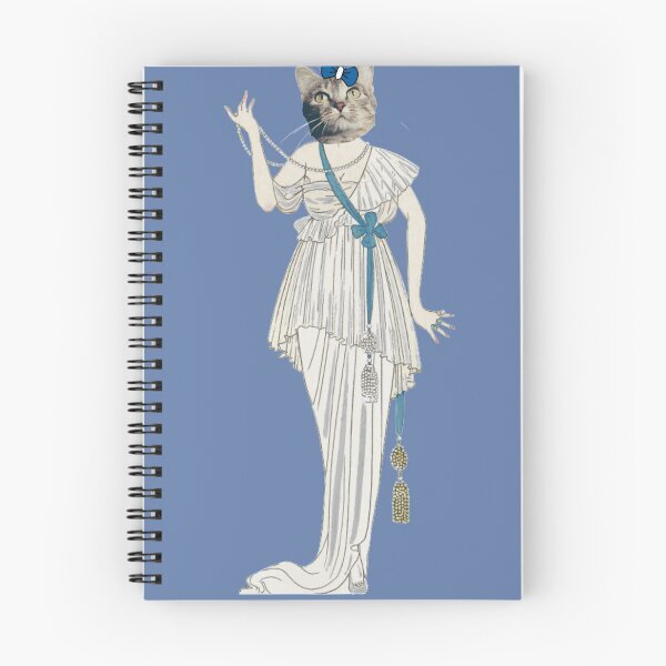 Item preview,  Beautiful historical fashion collage with cat designed and sold by utopianpioneer.