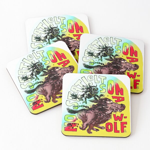 Item preview, No Seatbelts on a Wolf! designed and sold by natemarcel.