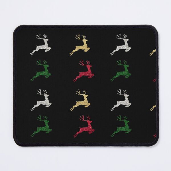 Item preview, Red Green Gold Silver Faux Glitter Christmas Reindeer Pack designed and sold by Felicity-K.