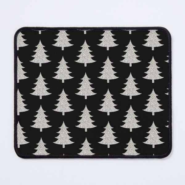 Item preview, Minimalistic Silver Faux Glitter Christmas Tree designed and sold by Felicity-K.
