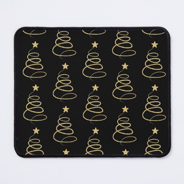 Item preview, Minimalistic Gold Faux Glitter Star Christmas Tree designed and sold by Felicity-K.