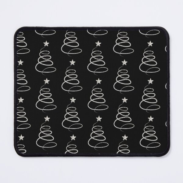 Item preview, Minimalistic Silver Faux Glitter Star Christmas Tree designed and sold by Felicity-K.