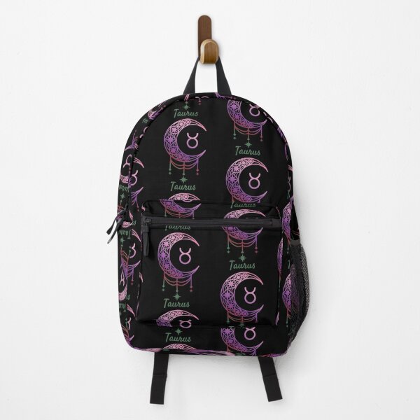 Item preview, Taurus zodiac crescent moon designed and sold by CMButike.