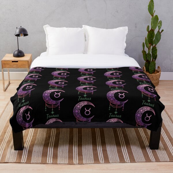 Item preview, Taurus zodiac crescent moon designed and sold by CMButike.