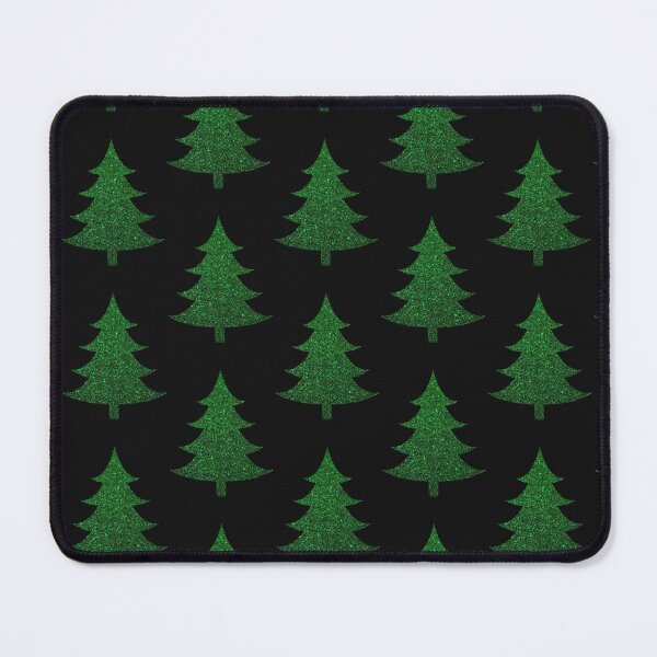Item preview, Minimalistic Green Faux Glitter Christmas Tree designed and sold by Felicity-K.