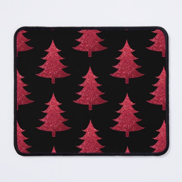 Item preview, Minimalistic Red Faux Glitter Christmas Tree designed and sold by Felicity-K.