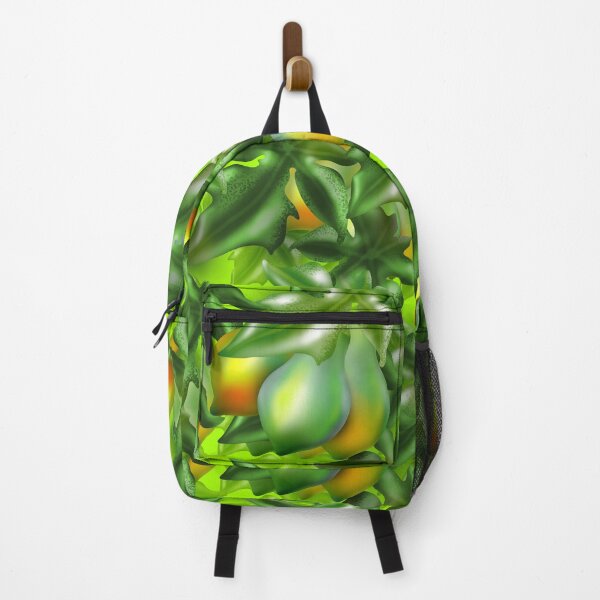 Item preview, Papaya pattern with leaves designed and sold by TropicalHut.
