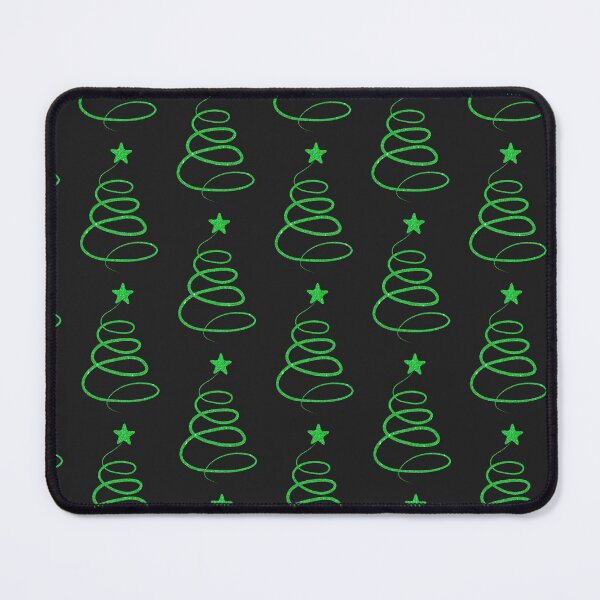 Item preview, Minimalistic Green Faux Glitter Star Christmas Tree designed and sold by Felicity-K.
