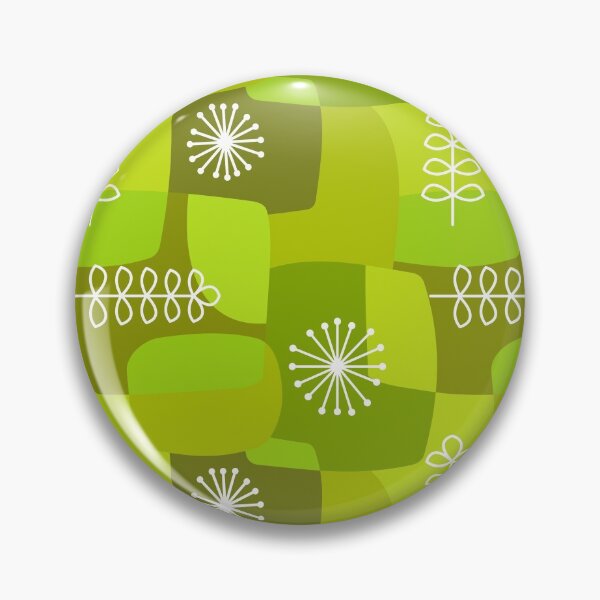 Item preview, Vintage look print in greens designed and sold by MHen.
