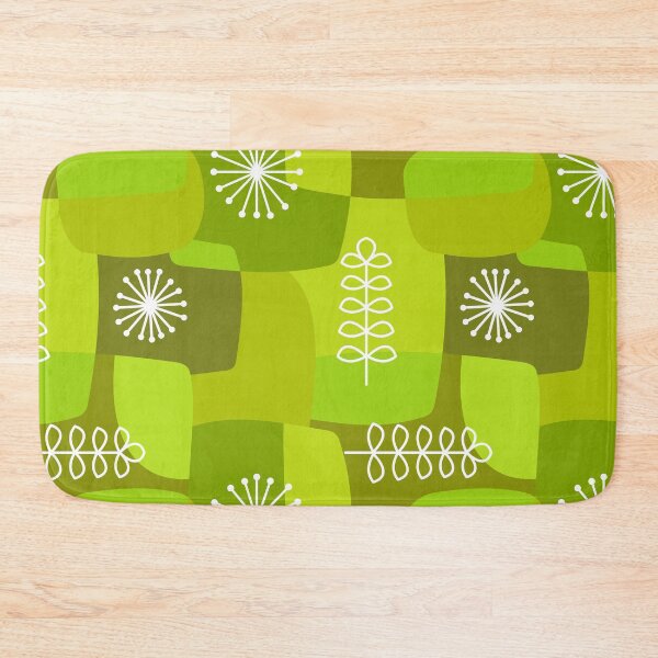 Item preview, Vintage look print in greens designed and sold by MHen.