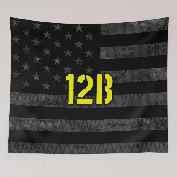 Item preview, 12B Combat Engineer Subdued American Flag designed and sold by Jared Davies.