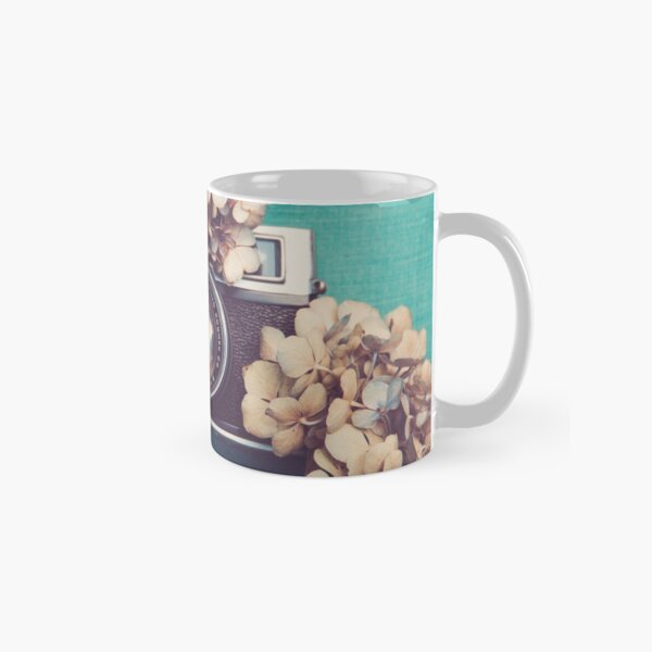 Camera & Hydrangea Classic Mug
