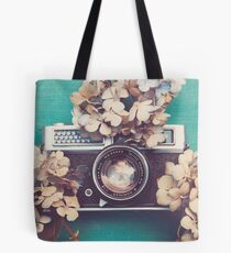 Kamera & Hortensie Tote Bag