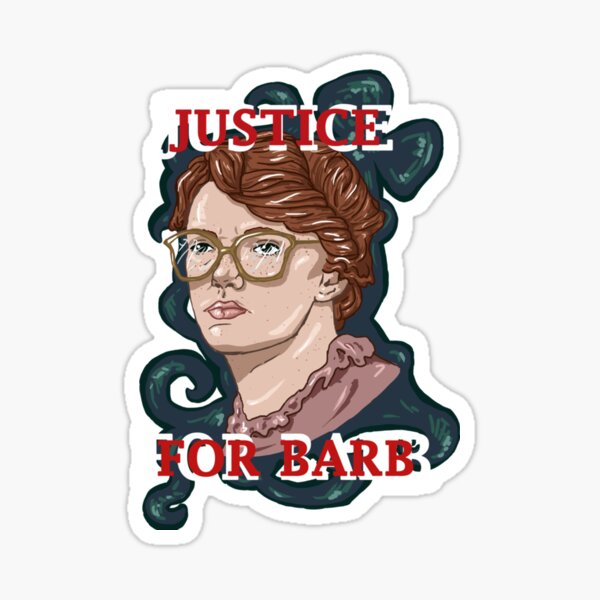 Justice for Bob, Barb, and Mews | Stranger Things Sticker for Sale by  Katie Lutterschmidt