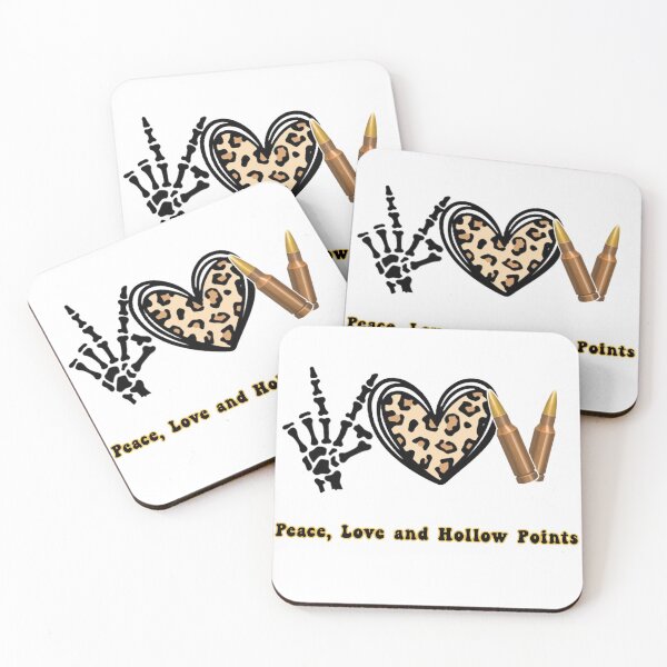 Item preview, Peace, Love and Hollow Points designed and sold by JosAwestuff.