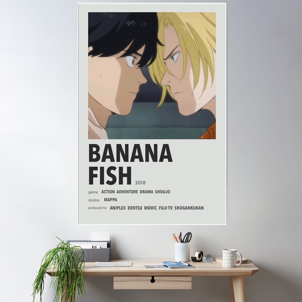 Banana Fish Anime Series Minimalist Poster  Anime printables, Anime films,  Anime canvas