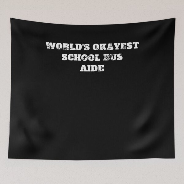 Item preview, okayest school bus aide driver assist Retro Vintage designed and sold by Jeangel97.