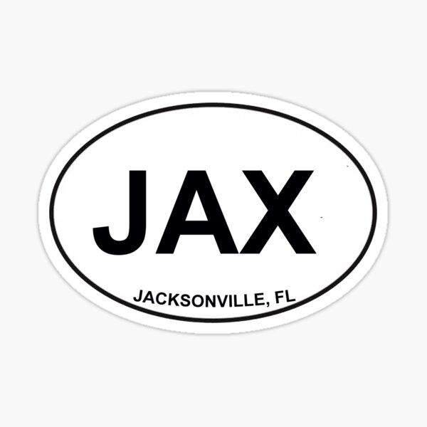 "THE JACKSONVILLE VINTAGE ROAD STICKER " Sticker for Sale by