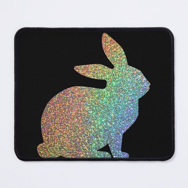 Item preview, Holographic Rainbow Faux Glitter Easter Bunny designed and sold by Felicity-K.