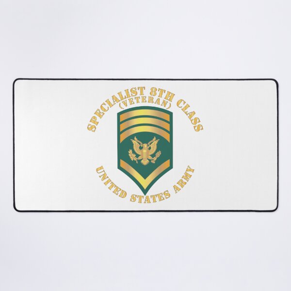 Item preview, Army - Specialist 8th Class - SP8 - Veteran designed and sold by Military Insignia Products.
