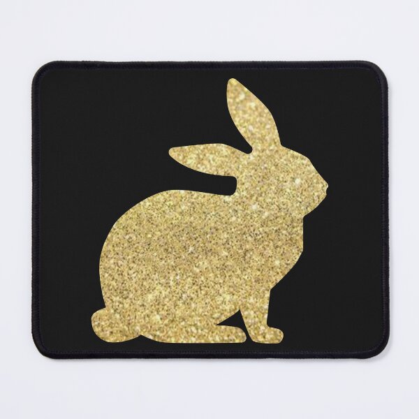 Item preview, Gold Faux Glitter Easter Bunny designed and sold by Felicity-K.