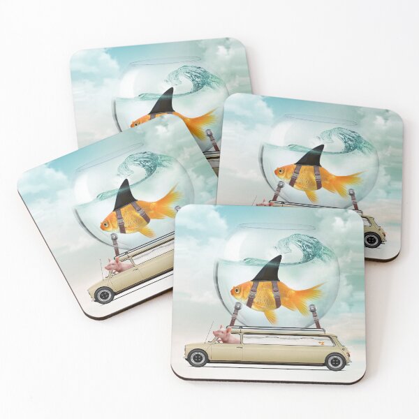 Item preview, Piglet on the Road with a Goldfish designed and sold by Vin  Zzep.