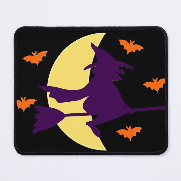 Item preview, Flying Witch With Bats Halloween Night designed and sold by toddbrooney.