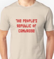 The People's Republic of Cambridge (red letters) Unisex T-Shirt