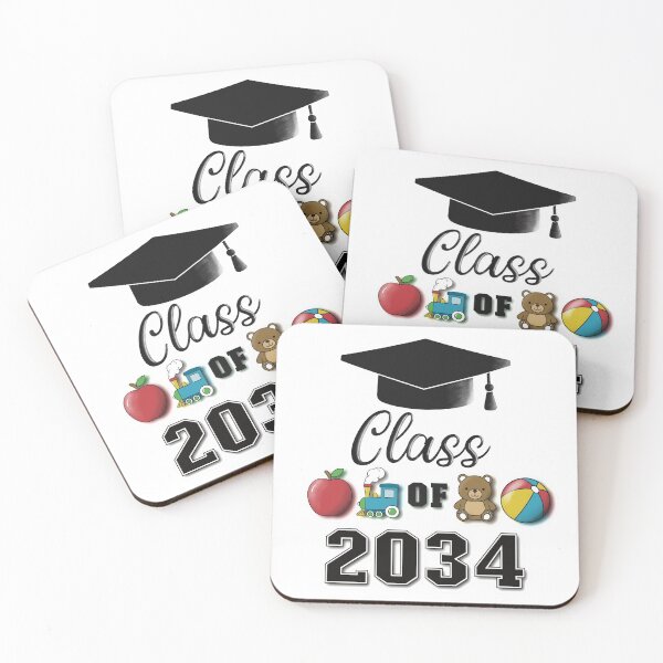 Item preview, Class of 2034 - Kindergartners toys, black letters designed and sold by FlorenciaBliss.