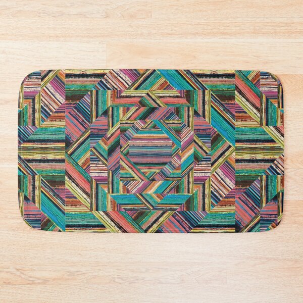 Item preview, Striped Aztec Patchwork | Digital Pattern designed and sold by cherdoodles.