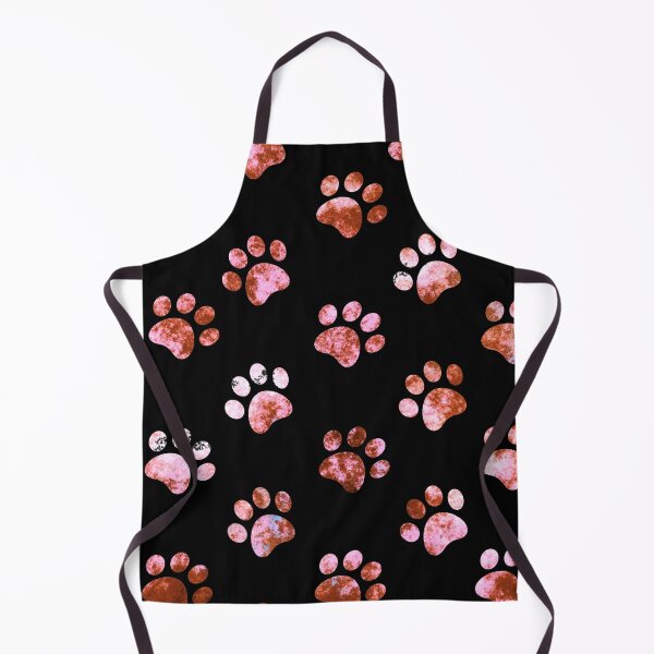 Item preview, Black Red Textured Paw Print Pattern designed and sold by WandererSpirit.