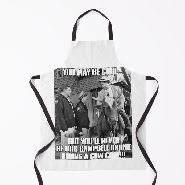 Item preview, Retro Gifts For Men You-May-Be-Cool-But-You'Ll-Never-Be-Otis-Campbell-Drunk-Riding-A-Cow-Cool Dark designed and sold by AndyGrifithPink.
